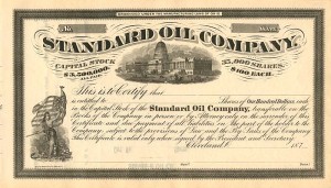 Standard Oil Co. - Stock Certificate